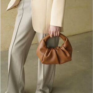 Elegant Brown Women's Handbag(leather)